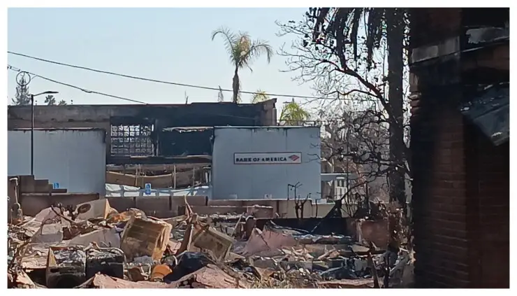 Altadena, California - Bank of America - Feb. 1, 2025